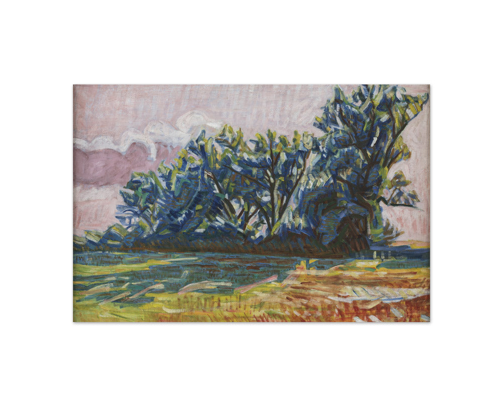 Row of Willows Near Borup by Niels Larsen Stevns - Compact / Full Bleed / No Frame