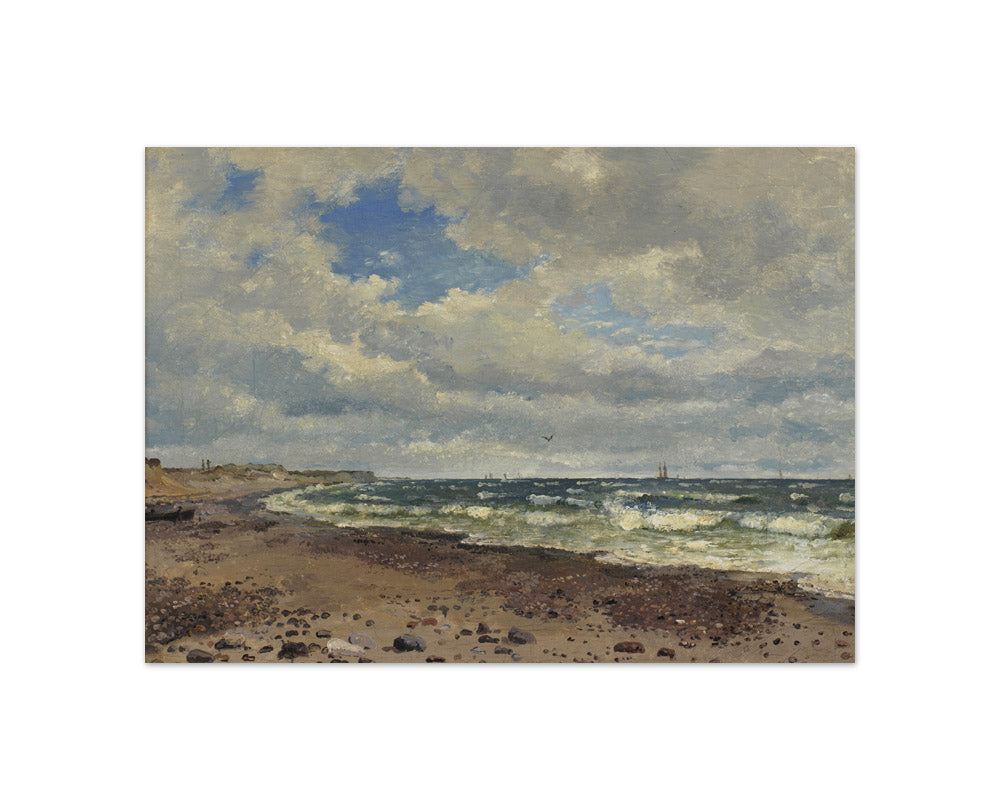 A Beach with Dunes. The West Coast of Jutland by Dankvart Dreyer - Compact / Full Bleed / No Frame