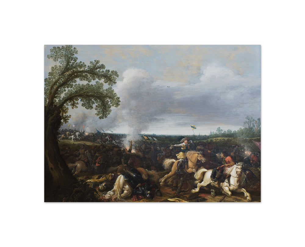 King Gustav II Adolf of Sweden at the Battle by Lützen November 16th, 1632 by Jan Asselijn - Compact / Full Bleed / No Frame