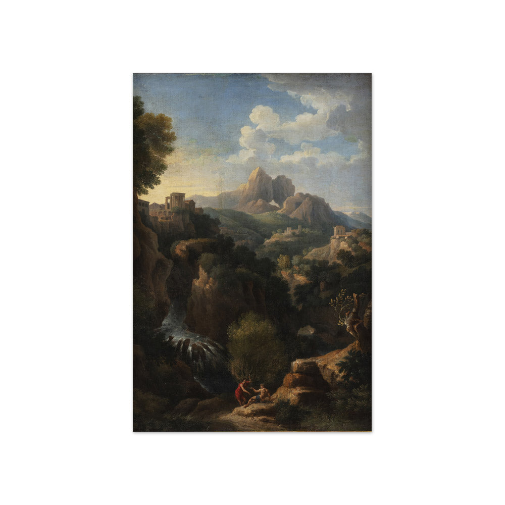 Landscape with the Temple of Sibyl in Tivoli by Jan Frans van Bloemen - Compact / Full Bleed / No Frame