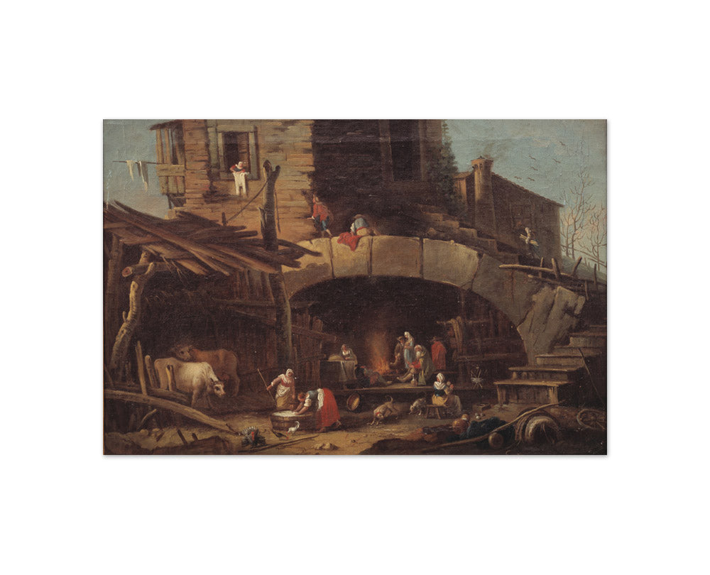 Rustic Scene by Antonio Diziani - Compact / Full Bleed / No Frame