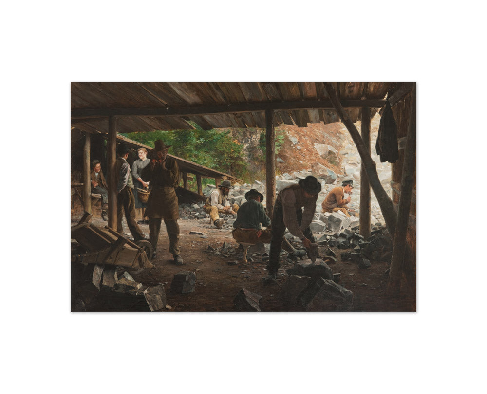 Stone Workers by Axel Jungstedt - Compact / Full Bleed / No Frame