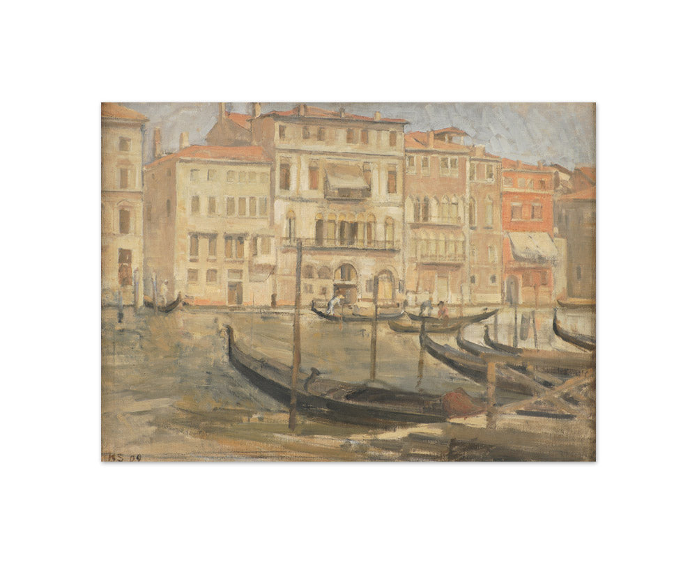 Ved Canal Grande i Venedig by Karl Schou - Compact / Full Bleed / No Frame