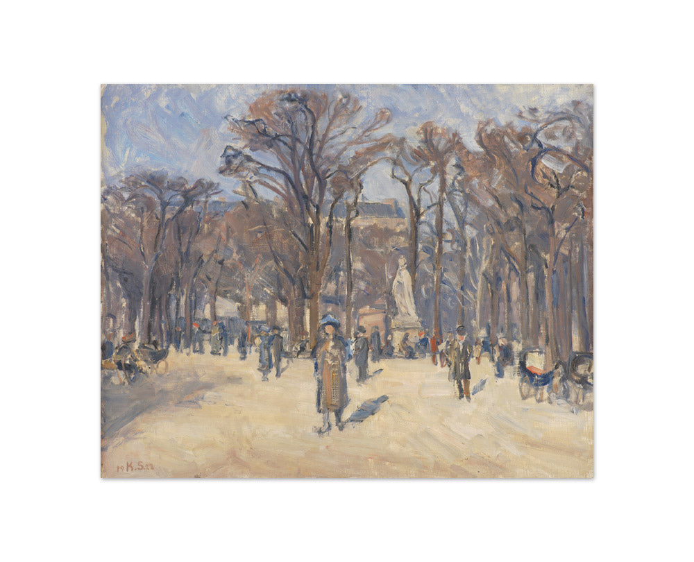 March Day in Le Jardin du Luxembourg, Paris by Karl Schou - Compact / Full Bleed / No Frame