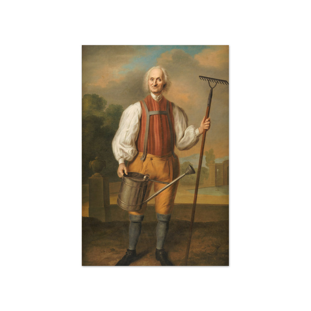A Gardener by Balthasar Denner - Compact / Full Bleed / No Frame