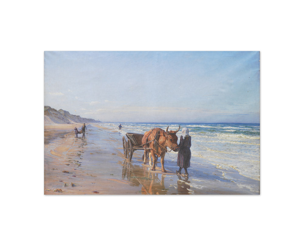 The coastal residents carry water ashore by N.P. Mols - Compact / Full Bleed / No Frame