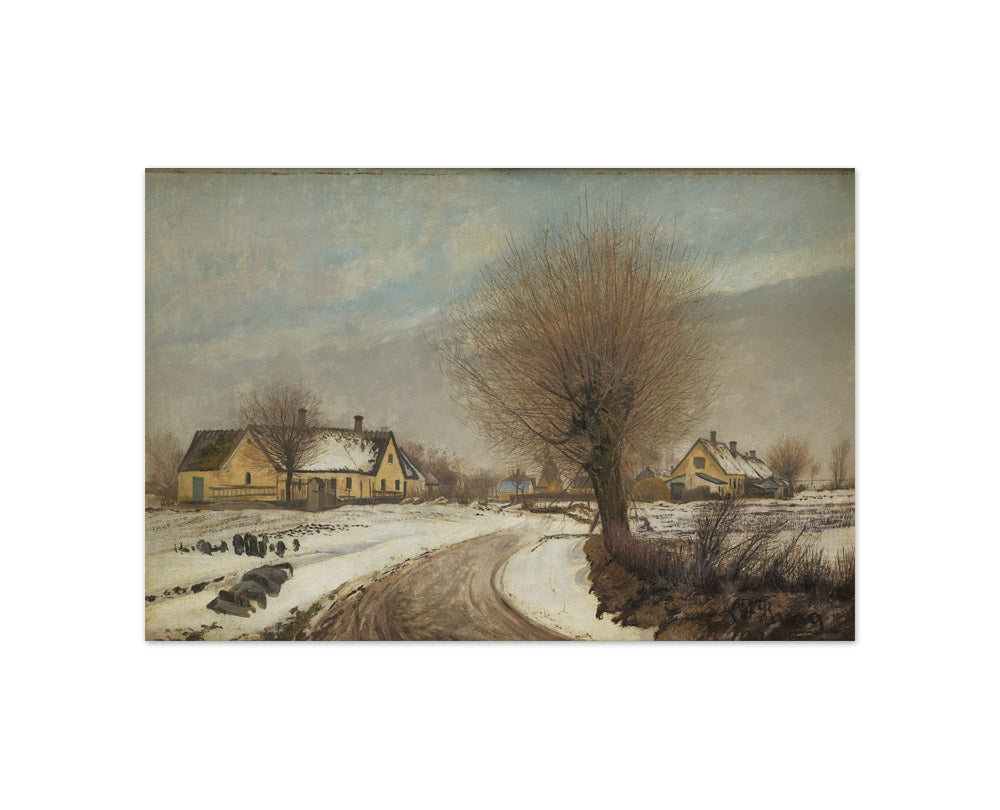 A Sealand Village. Winter by L.A. Ring - Compact / Full Bleed / No Frame