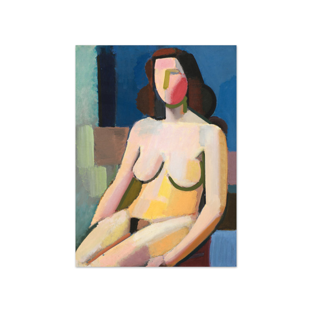 Seated Female Nude by Vilhelm Lundstrøm - Compact / Full Bleed / No Frame