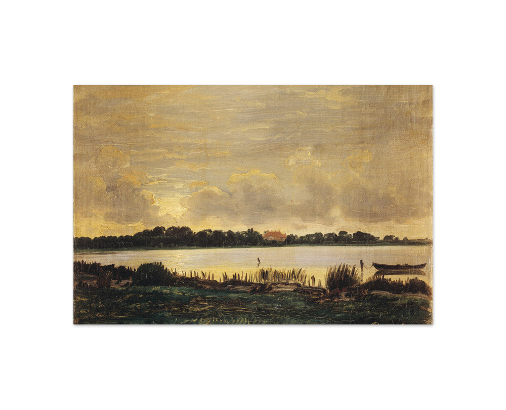 View Across Præstø Fiord towards the manor of Nysø by P.C. Skovgaard - Compact / Full Bleed / No Frame