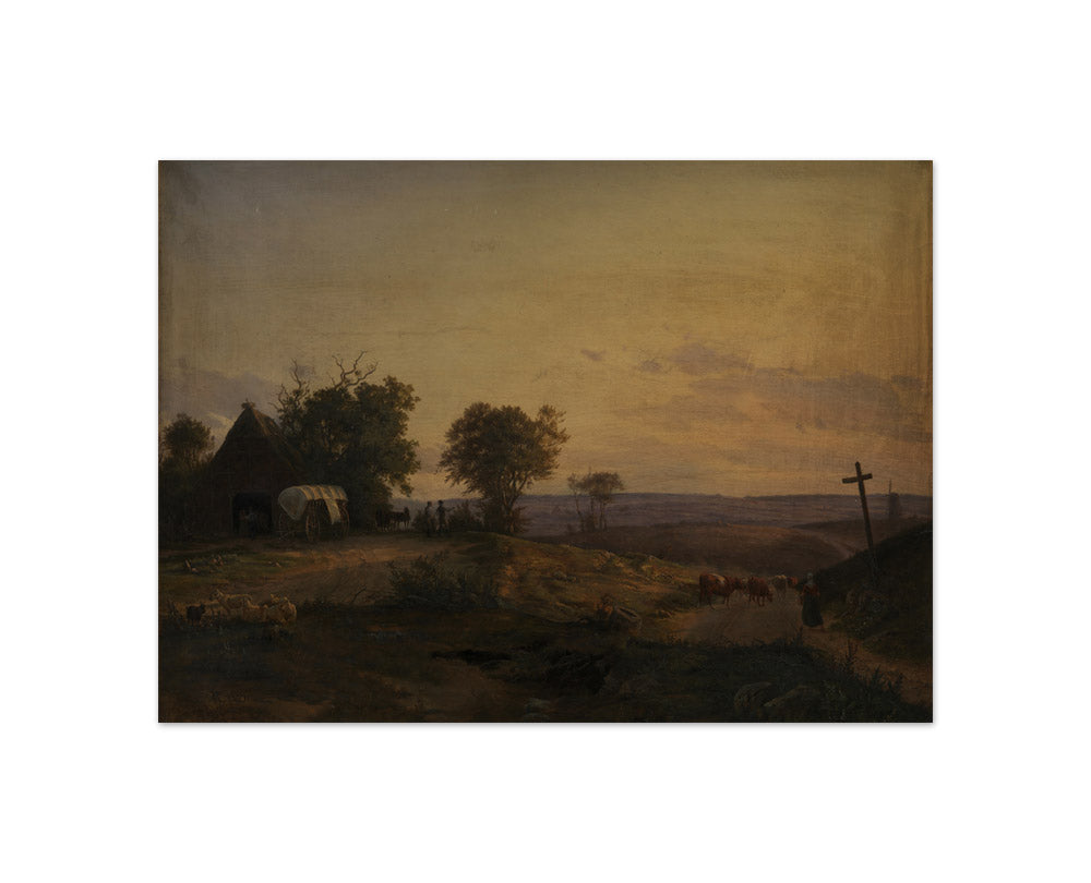 View of the District near Segeberg, Germany by Frederik Rohde - Compact / Full Bleed / No Frame