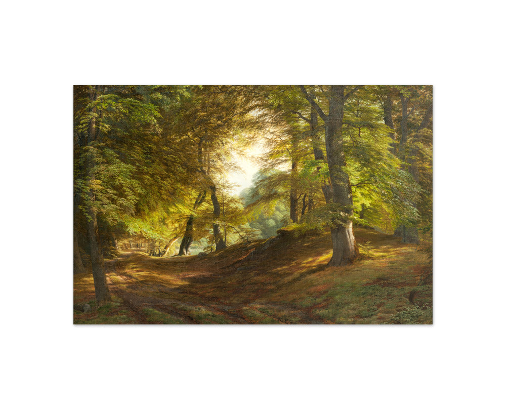 A Wood near Frederiksborg Castle by Godtfred Rump - Compact / Full Bleed / No Frame