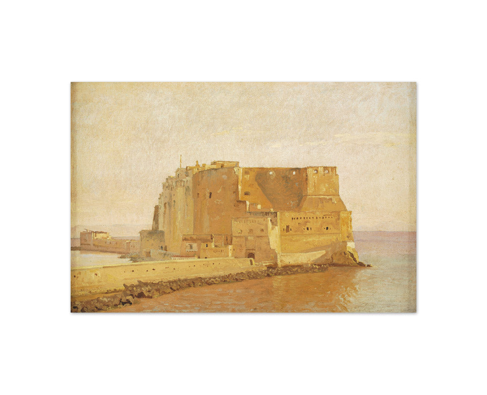 Castle of the Egg in Naples by Christen Købke - Compact / Full Bleed / No Frame