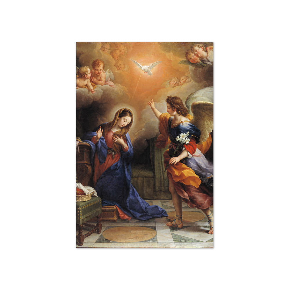 The Annunciation by Agostino Masucci - Compact / Full Bleed / No Frame