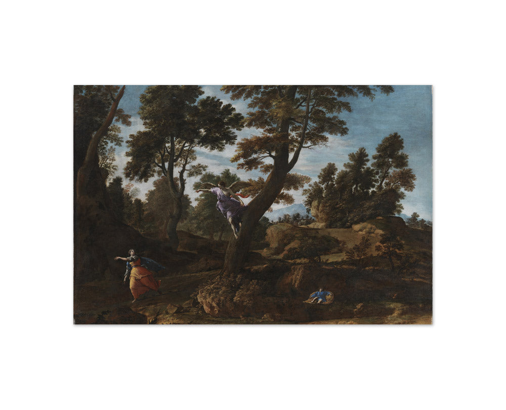 Landscape with the Angel Appearing to Hagar and Ismael by Francesco Cozza - Compact / Full Bleed / No Frame