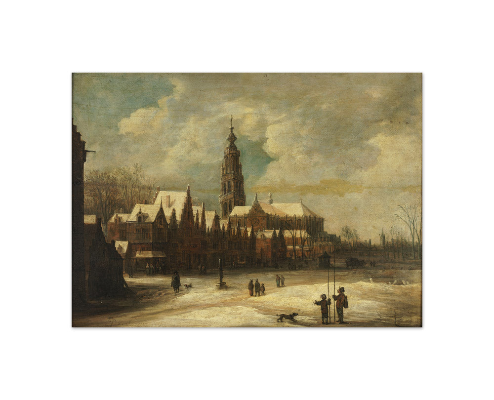 Winter's Day in Breda by Frans de Momper - Compact / Full Bleed / No Frame