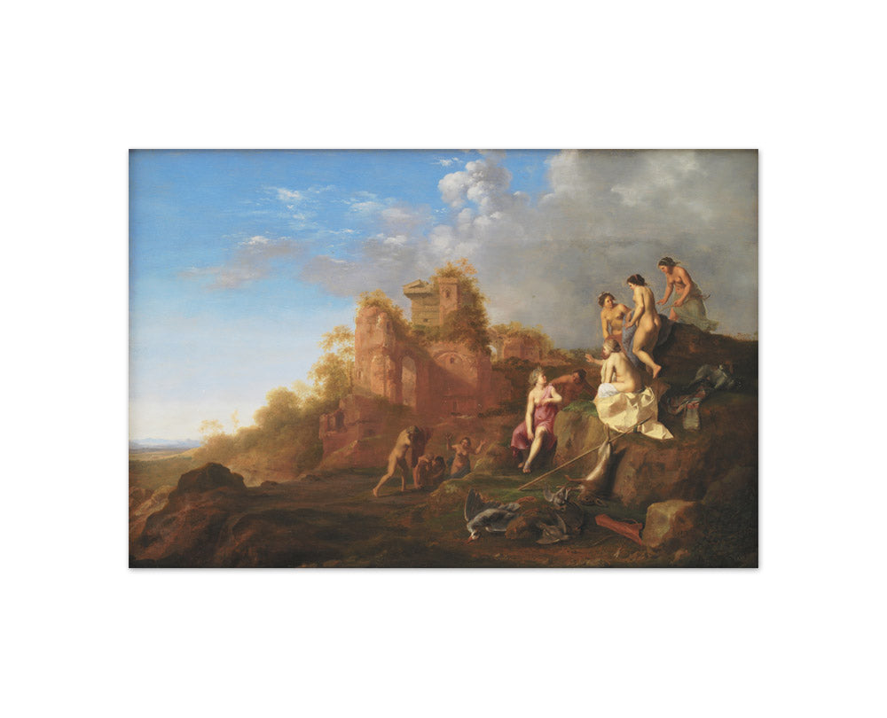 Diana and her Nymphs by Cornelis van Poelenburch - Compact / Full Bleed / No Frame