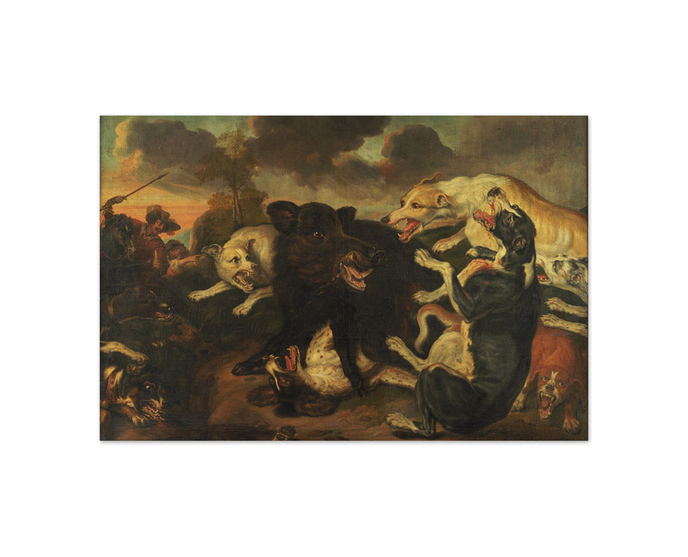 A Boar Hunt by Juriaen Jacobsz - Compact / Full Bleed / No Frame