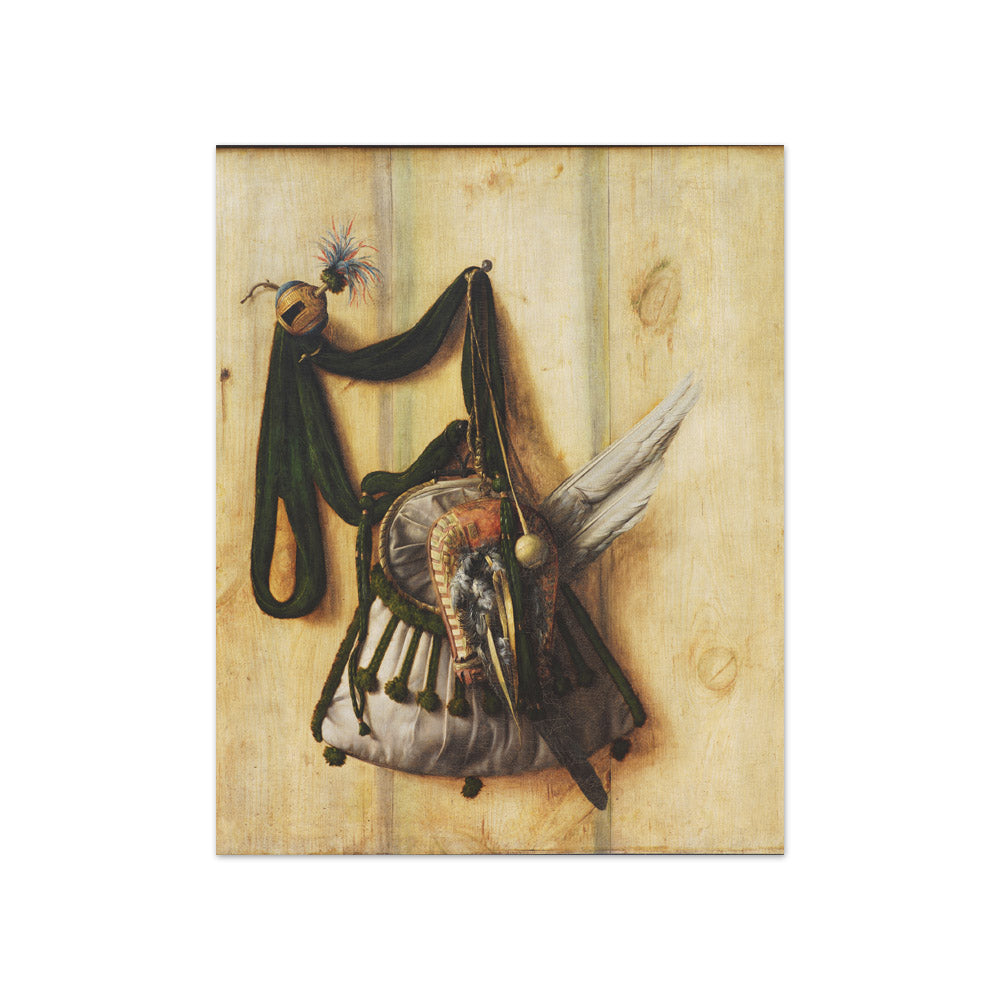 Trompe l'Oeil with Falconer's Bag and other Equipment for Falconry by Cornelius Norbertus Gijsbrechts - Compact / Full Bleed / No Frame