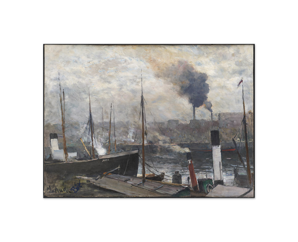 View from a Habour in Paris by Bertha Wegmann - Compact / Full Bleed / No Frame