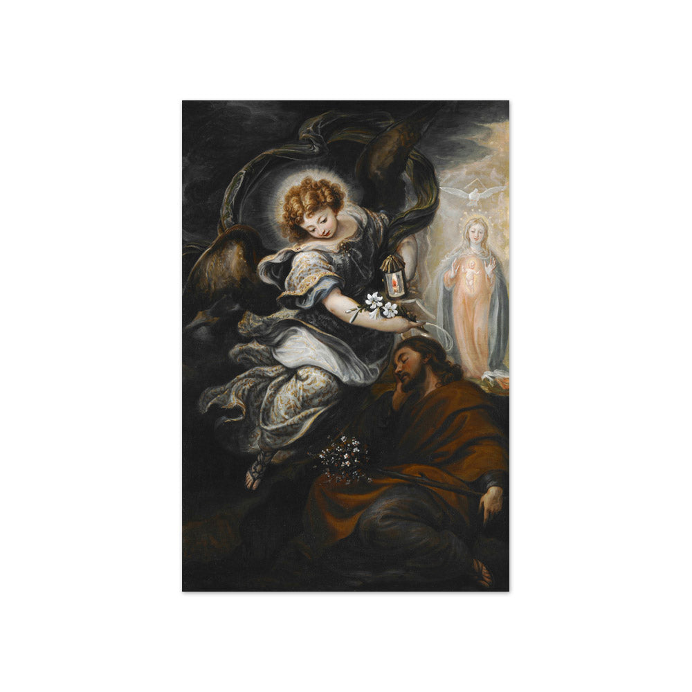 The Dream of St. Joseph by Francisco Rizi - Compact / Full Bleed / No Frame