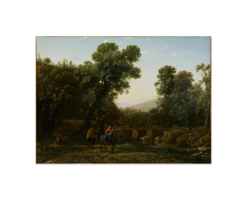 The Flight into Egypt by Claude Lorrain - Compact / Full Bleed / No Frame