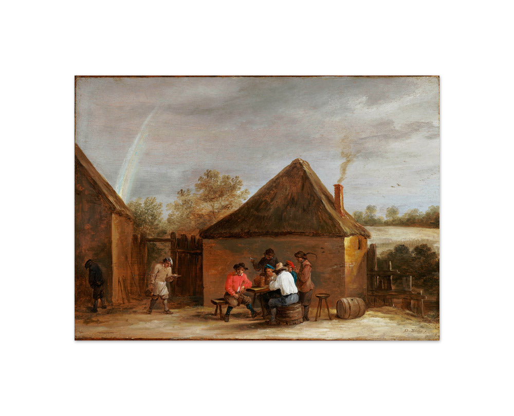 Village Scene by David Teniers II - Compact / Full Bleed / No Frame