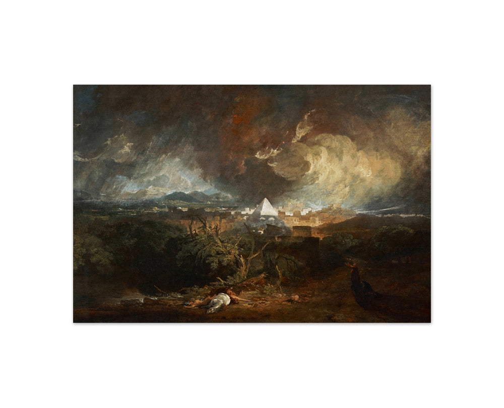 The Fifth Plague of Egypt by Joseph Mallord William Turner - Compact / Full Bleed / No Frame