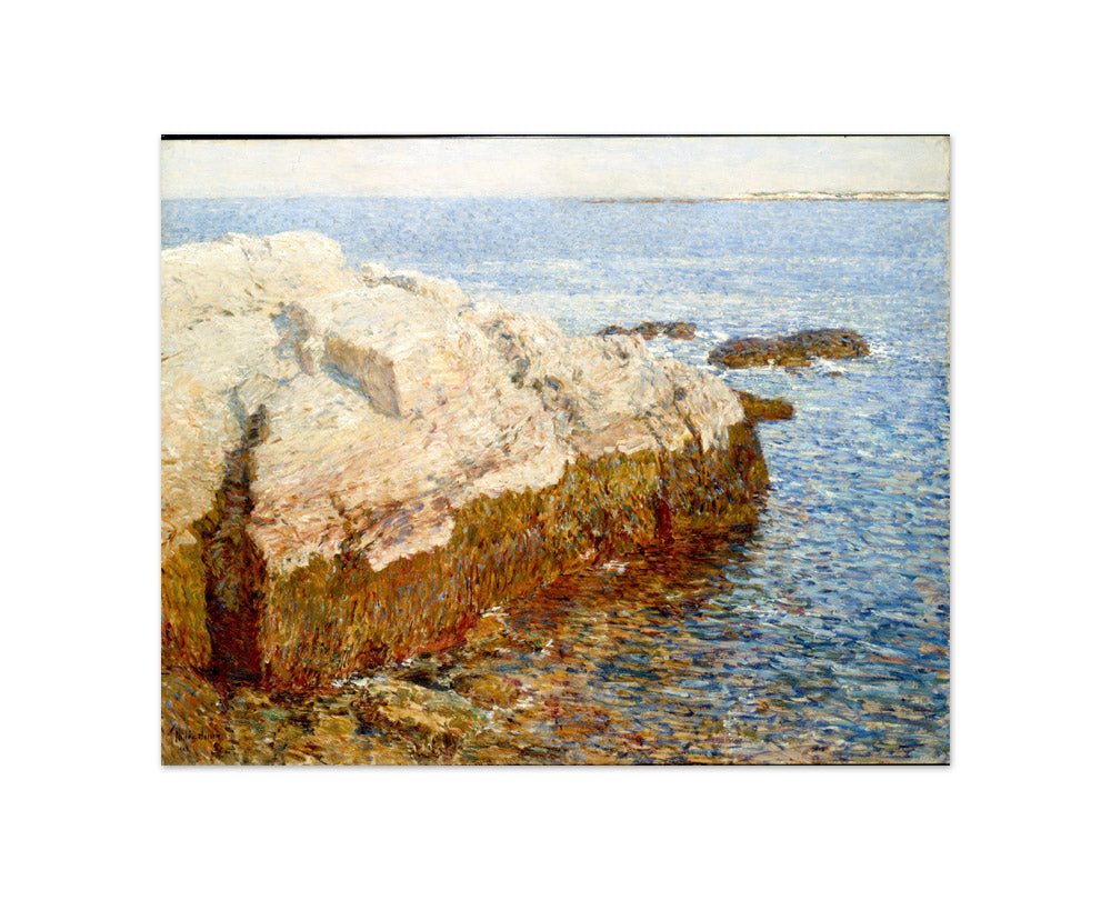 Cliff Rock - Appledore by Childe Hassam - Compact / Full Bleed / No Frame