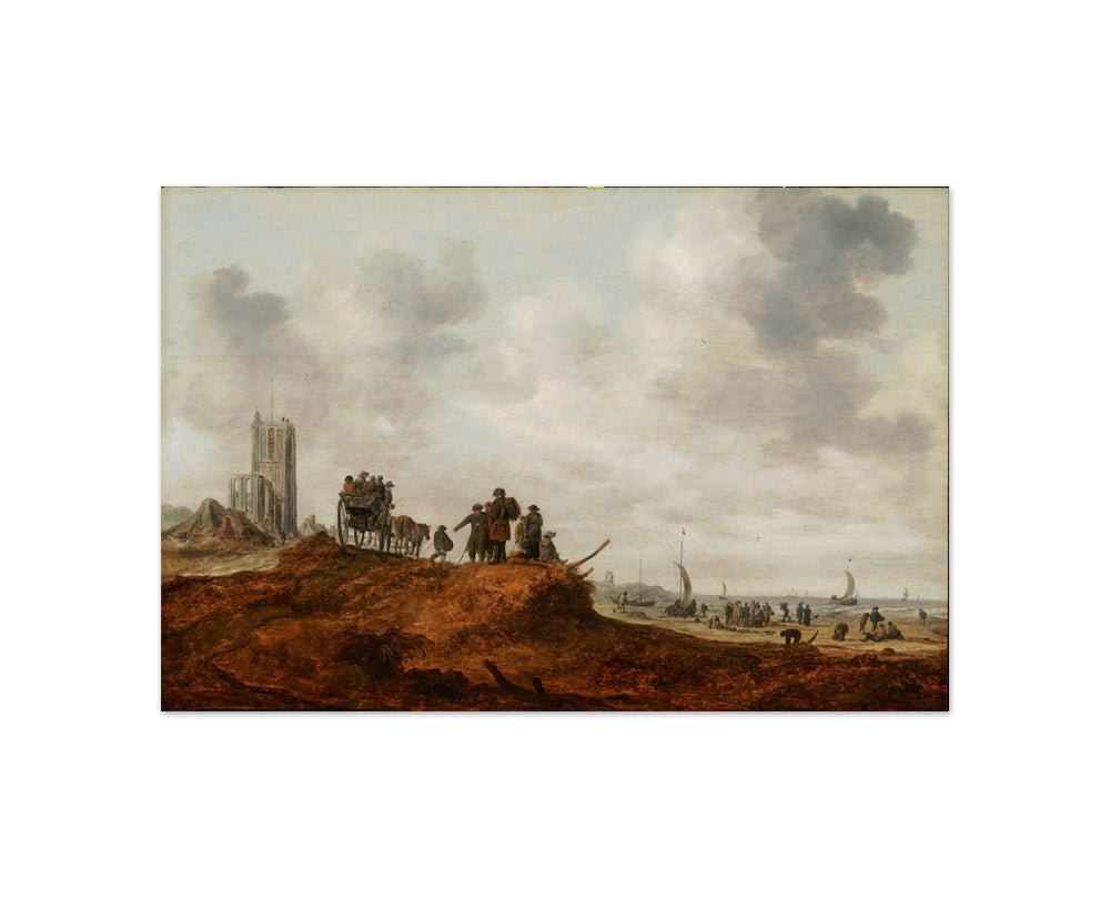 The Old Church at Egmond aan Zee by Jan van Goyen - Compact / Full Bleed / No Frame