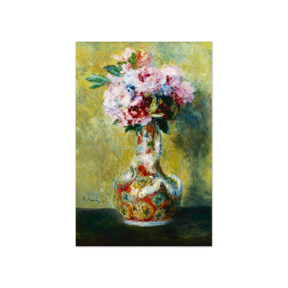 Bouquet in a Vase by Auguste Renoir - Compact / Full Bleed / No Frame