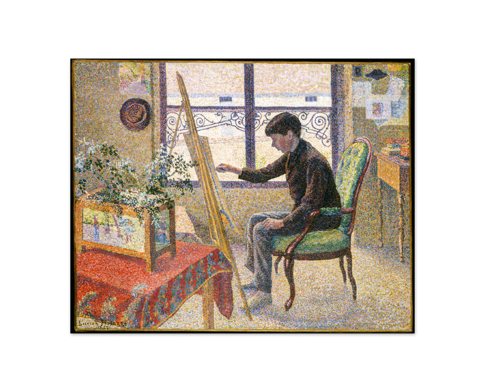 Interior of the Studio by Lucien Pissarro - Compact / Full Bleed / No Frame