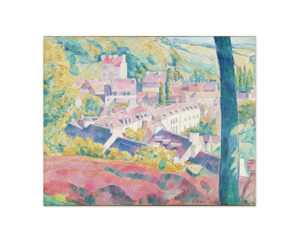 Pont-Aven Seen from the Bois d'Amour by Emile Bernard - Compact / Full Bleed / No Frame