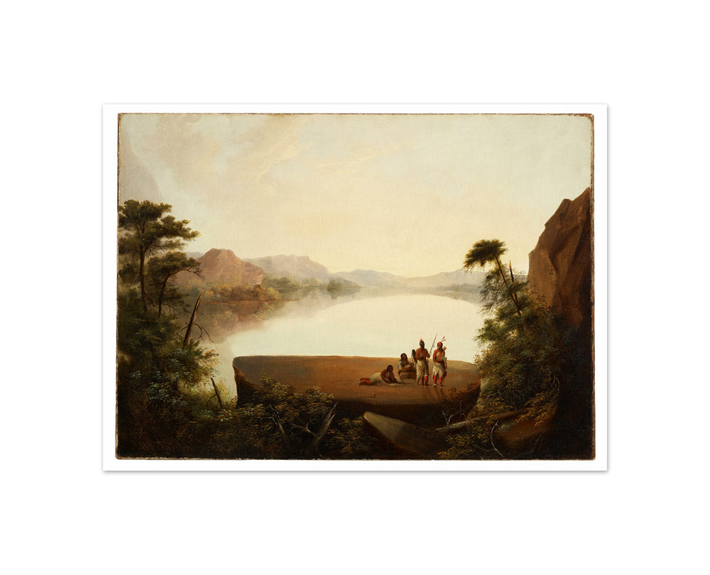 Landscape with Indians by George Winter - Compact / Full Bleed / No Frame