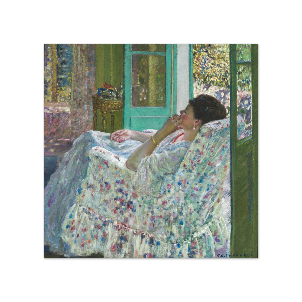 Afternoon - Yellow Room by Frederick C. Frieseke - Compact / Full Bleed / No Frame