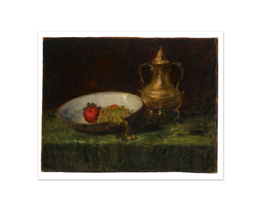 Still Life (Fruit and Copper Pot) by William M. Chase - Compact / Full Bleed / No Frame