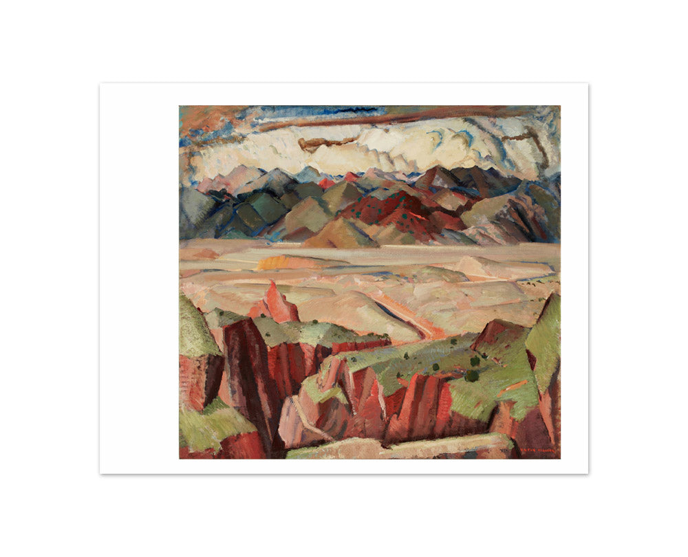 Mountains and Valleys by Victor Higgins - Compact / Full Bleed / No Frame