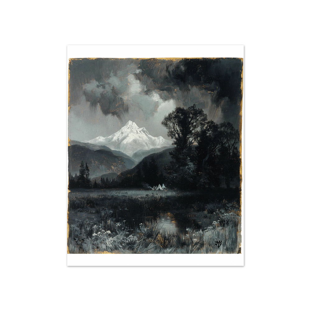 Mount Grohman by Thomas Moran - Compact / Full Bleed / No Frame