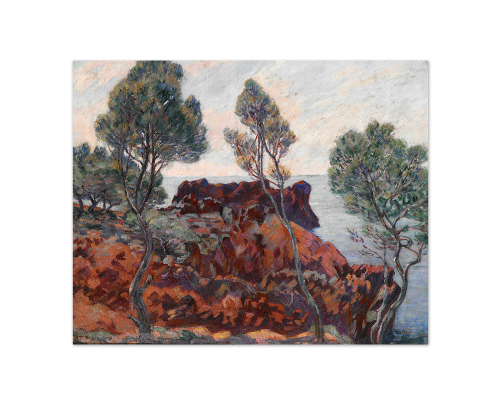 Agay - Les Roches Rouges by Armand Guillaumin - Compact / Full Bleed / No Frame