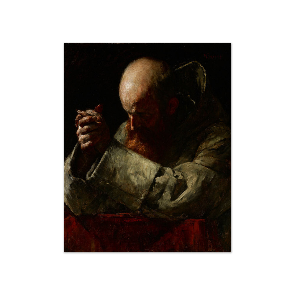 Praying Monk by William J. Forsyth - Compact / Full Bleed / No Frame