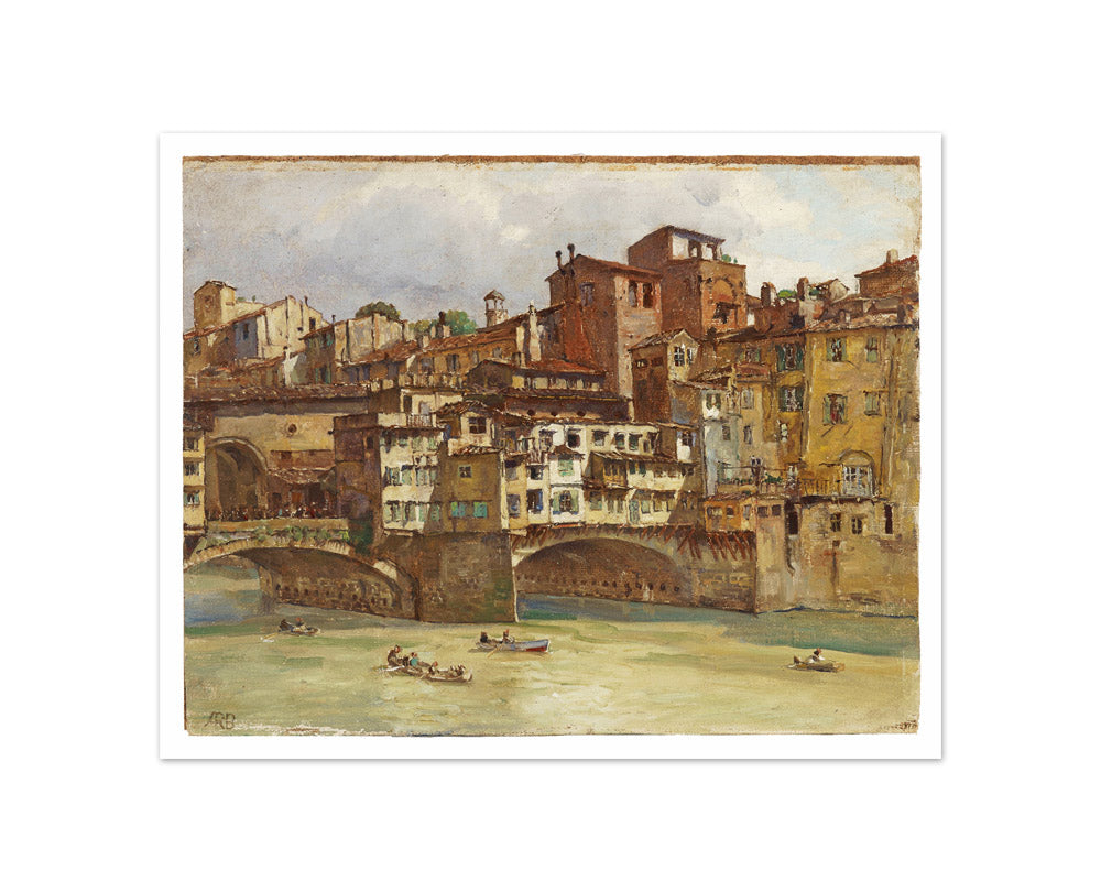 Ponte Vecchio, Florence by Anna R. Brewster - Compact / Full Bleed / No Frame