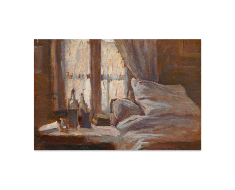 The Bedroom (La Chambre à Coucher) by Henri Le Sidaner - Compact / Full Bleed / No Frame