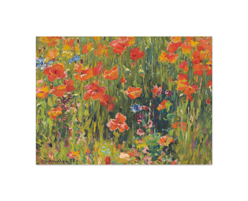 Poppies by Robert W. Vonnoh - Compact / Full Bleed / No Frame