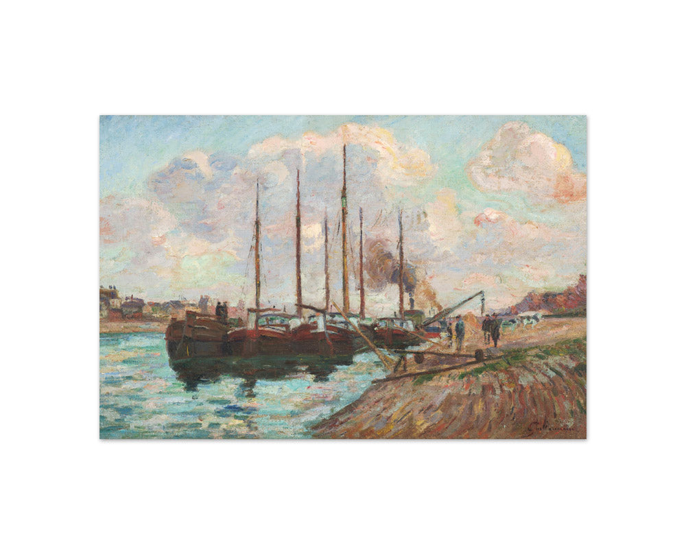 The Quai d'Austerlitz by Armand Guillaumin - Compact / Full Bleed / No Frame