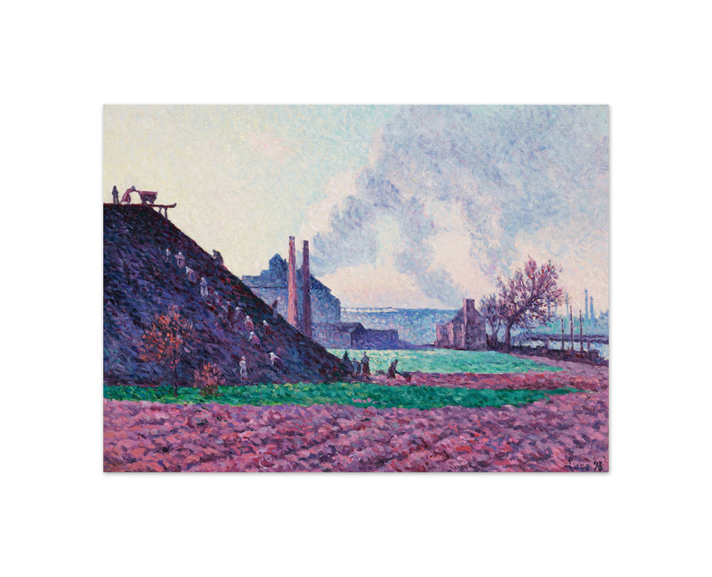 A Slag Heap Near Marchiennes by Maximilien Luce - Compact / Full Bleed / No Frame