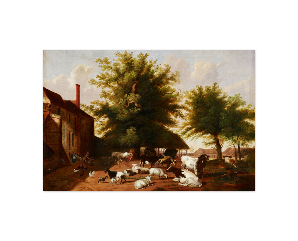 Farmyard Scene by Jacob Cox - Compact / Full Bleed / No Frame