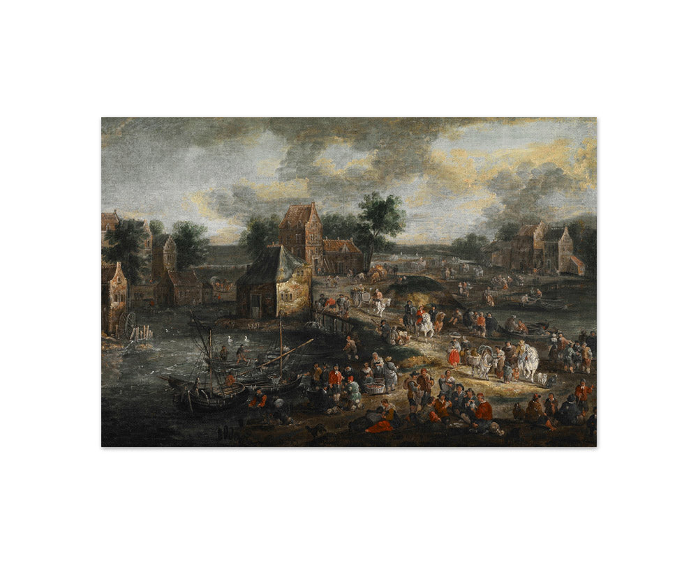 Market Day by Adriaen F. Boudewyns - Compact / Full Bleed / No Frame