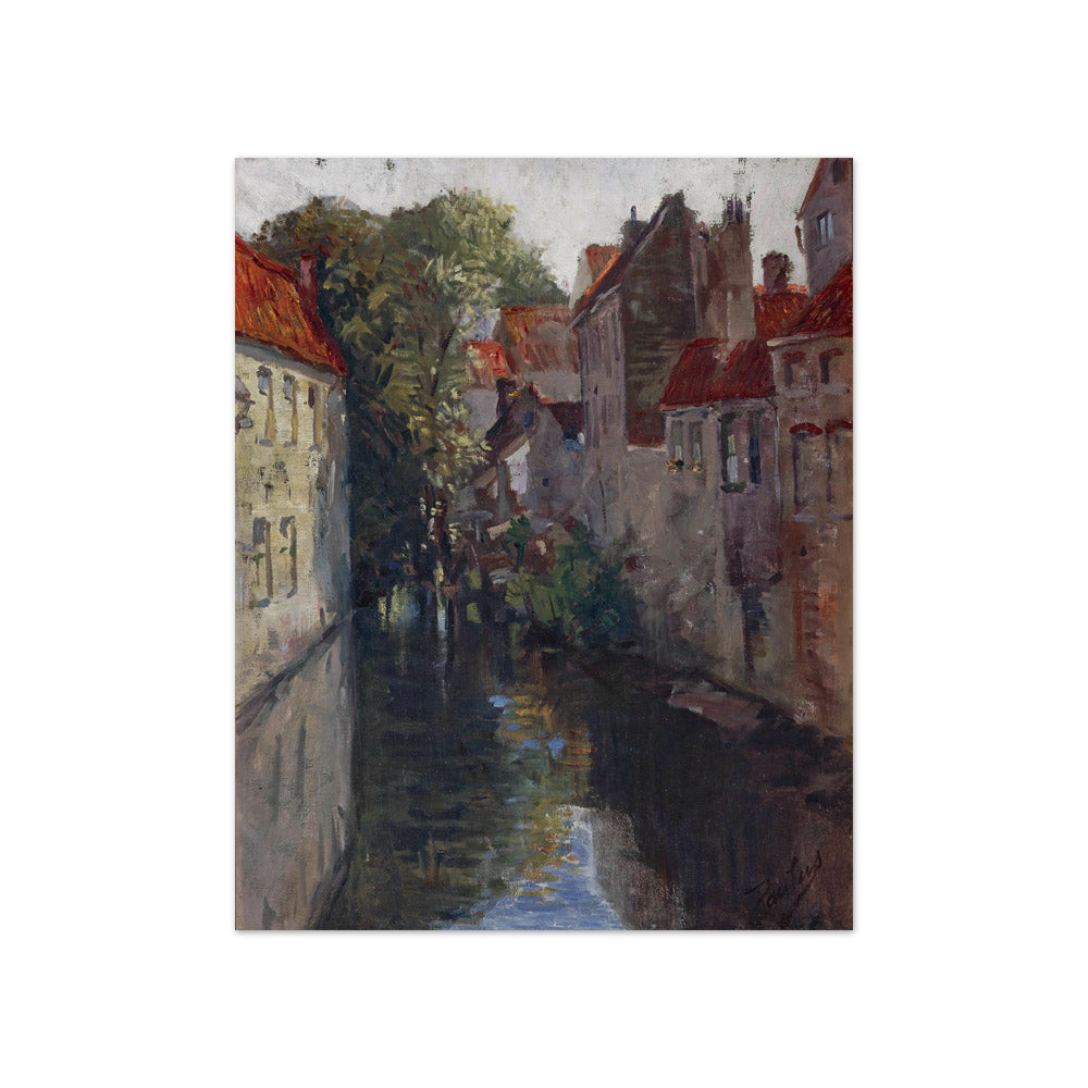 A Back Alley in Bruges by Francis P. Paulus - Compact / Full Bleed / No Frame