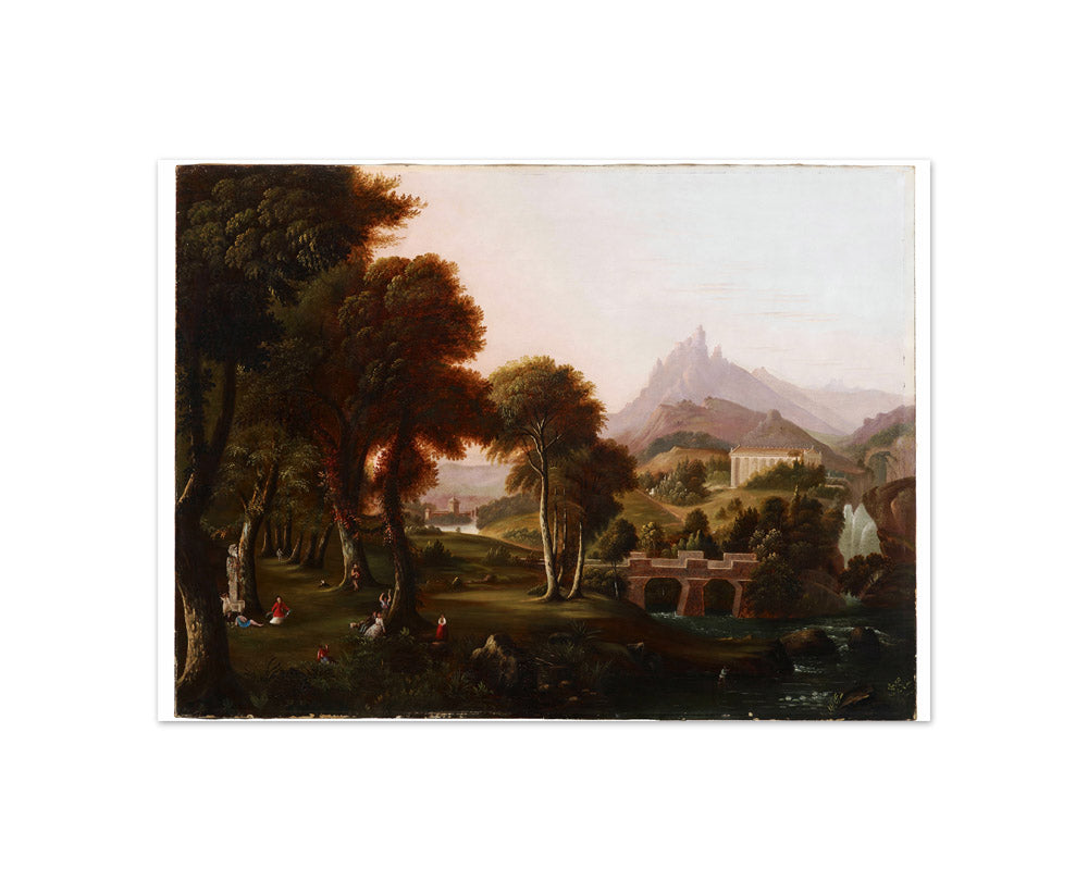 Dream of Arcadia by Thomas Cole - Compact / Full Bleed / No Frame