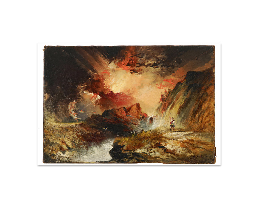 Macbeth and the Witches by Thomas Moran - Compact / Full Bleed / No Frame