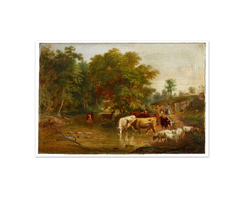 Farm Landscape Scene by Jacob Cox - Compact / Full Bleed / No Frame